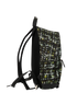 Logo & Abstract Print Backpack, side view
